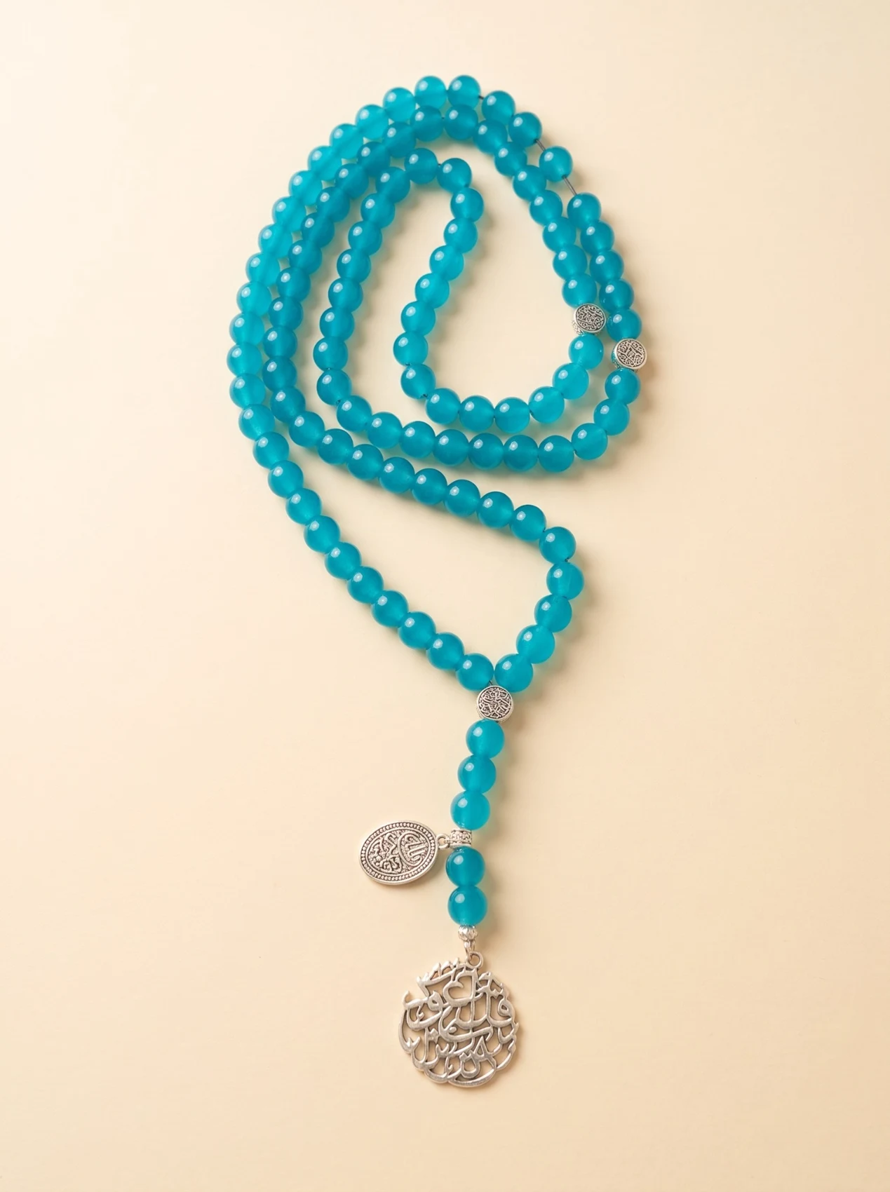 Turquoise prayer beads
